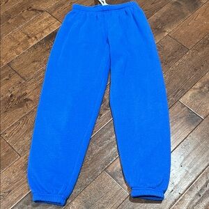 Blue Kids Sweatpants katie J NYC cute! Xl sz 14
